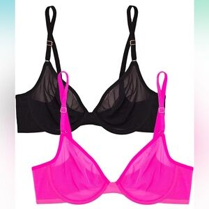 Smart & Sexy Mesh Bra - Set of Two